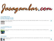 Tablet Screenshot of jasagambar.com